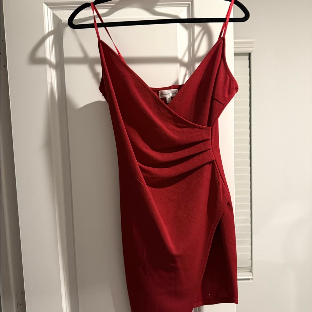 Honey and Rosie Red Mini Dress